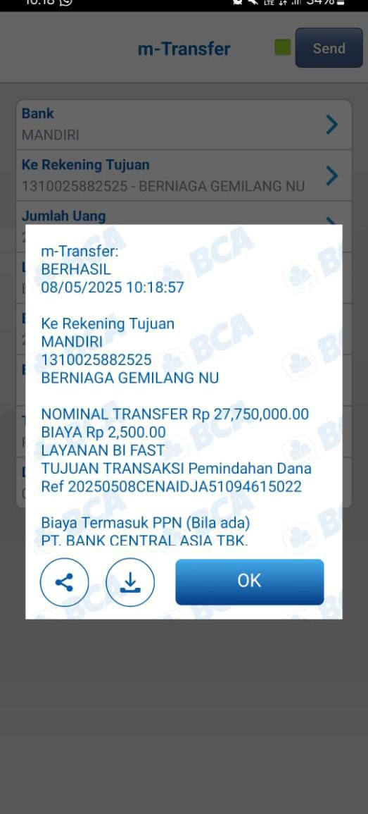 Bukti Transfer 1